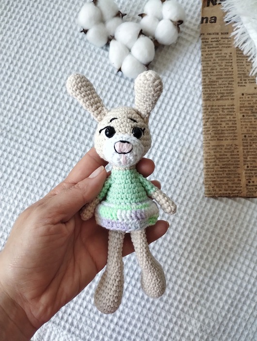 misie i maskotki Mini zajączek, zając, króliczek, królik