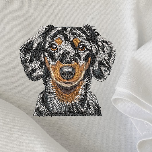 t-shirt damskie Koszulka z jamnikiem merle Prezent dla bliskiej osoby