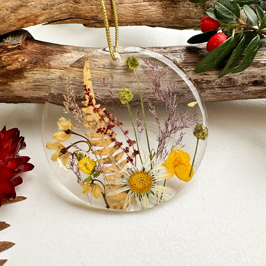 ozdoby choinkowe Ozdoba choinkowa/ bombka - jesienna łąka