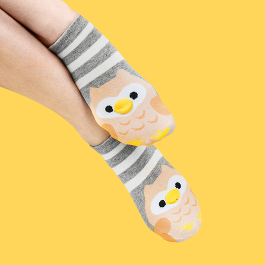 Skarpetki w paski z Sówką CandySox