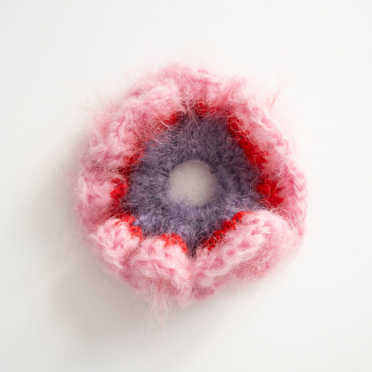 gumki do włosów Scrunchie pink