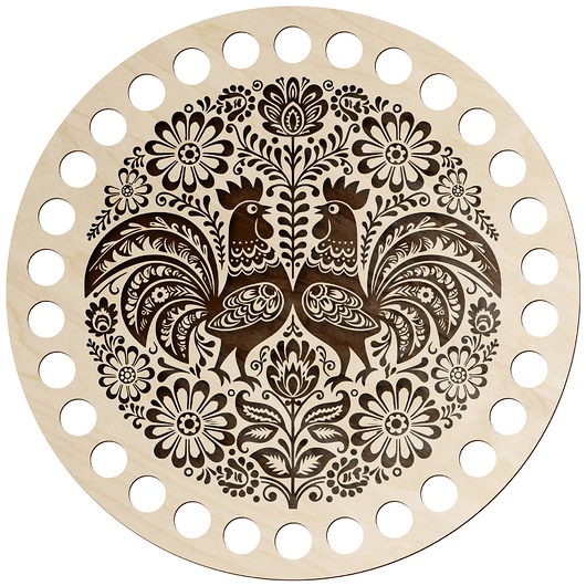 ozdoby wielkanocne Drewniana Baza Podstawa Okrągła 15 cm Wielkanocna Dno do Koszyków Torebek