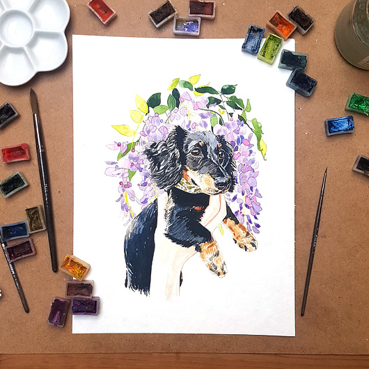 Portret pupila na zamówienie Aleksandra Stanglewicz