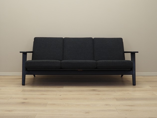 sofy i szezlongi Sofa dębowa, duński design, lata 60,  Hans. J. Wegner,  Getama