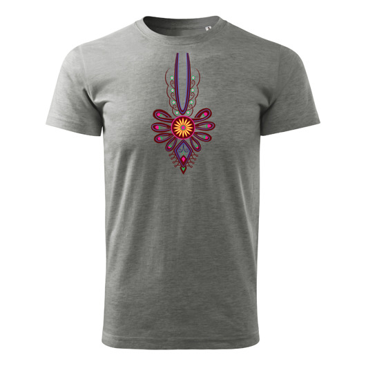 t-shirty męskie Tatra Art podhalańska Parzenica t-shirt szary
