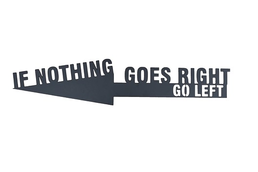 dekoracja ścienna/wieszak GO LEFT HANG YOU