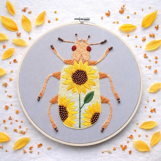 Ozdoby na ścianę Chrząszcz ze Słonecznego Ogrodu.