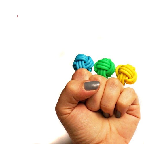RUBBER RING neon green kaktusia