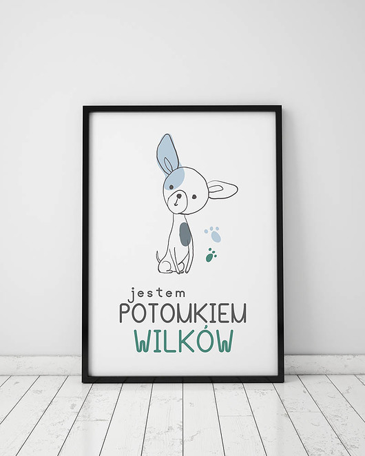 plakat. format 50x70 cm. zamówienie Love Life and Forest
