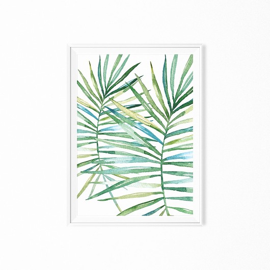 Plakat tropical leave 61x91 cm myscandi