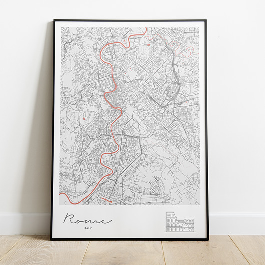 plakaty Plakat Miasta Świata - Rzym