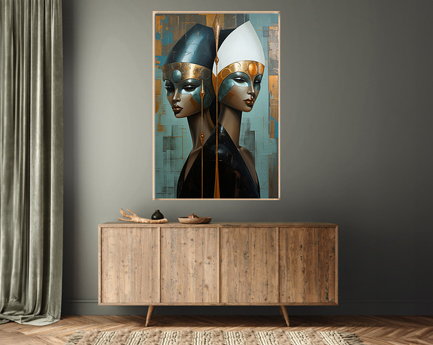 plakaty Oblicza Innych Wymiarów - Plakat - Druk - Abstrakcja, Surrealizm, Loft #18