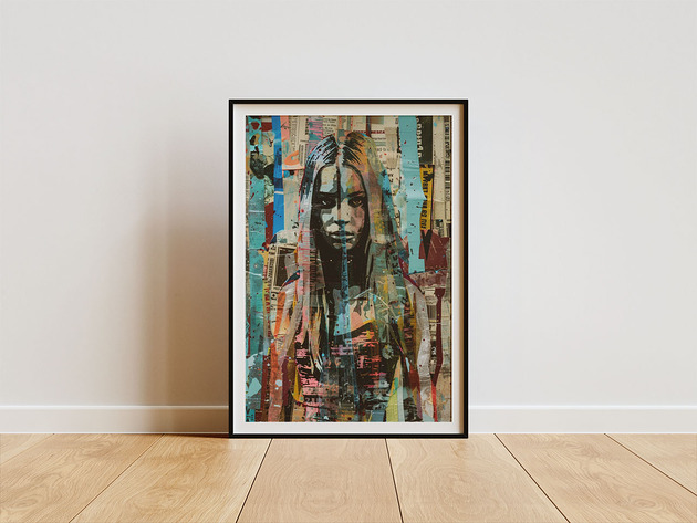 plakaty Plakat - Glitch lady v4