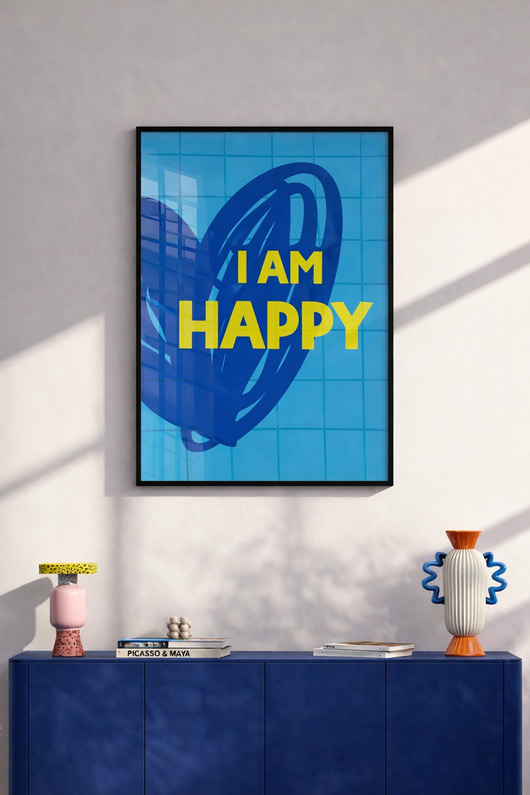 plakaty Plakat  I am happy