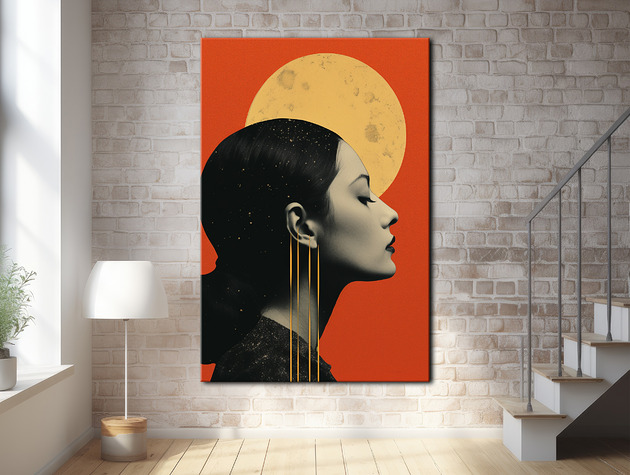 plakaty Pył księżycowy - Plakat - Druk - Kolaż, Abstrakcja, Surrealizm, Loft #20