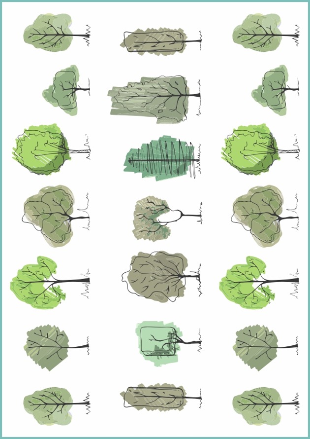 tatuaże zmywalne, tymczasowe Tatuaż tymczasowy "Drawing trees"