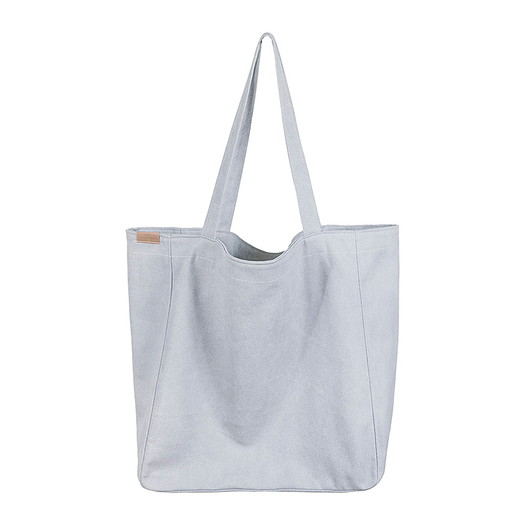 torby na ramię Lazy bag torba jasnoszara na zamek / vegan / eco