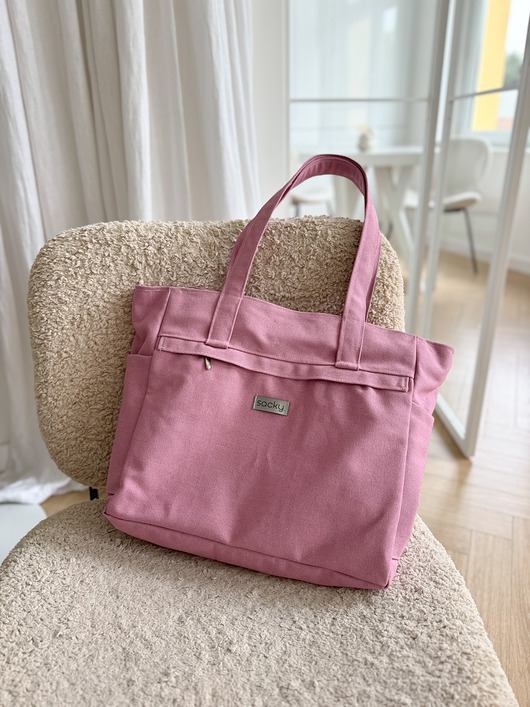 torby na ramię Torba shopper daily róż