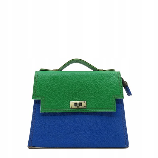 torby na ramię Torebka damska skórzana do ręki, na ramię kolorowa elegancka eko OLIVKA