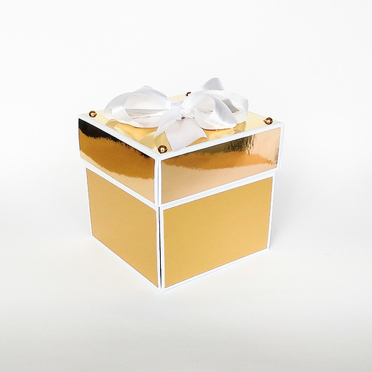 Pamiątka ślubu, exploding box, kartka Papiernik