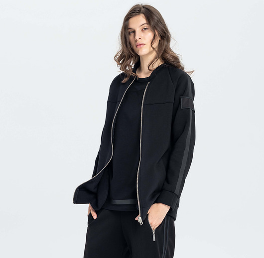 bluza bez kaptura damska Bluza Ostry Cytat