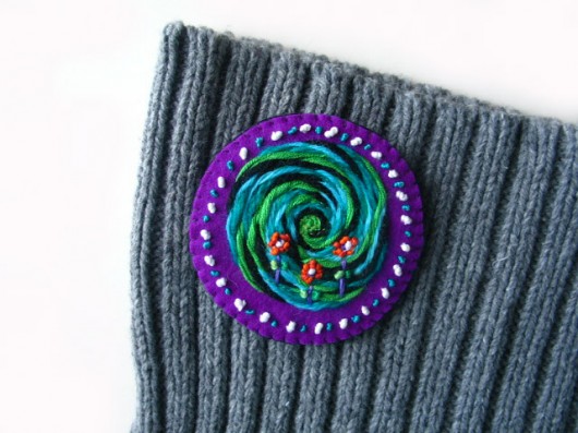 Borba - Kwiatki na fiolecie borba design