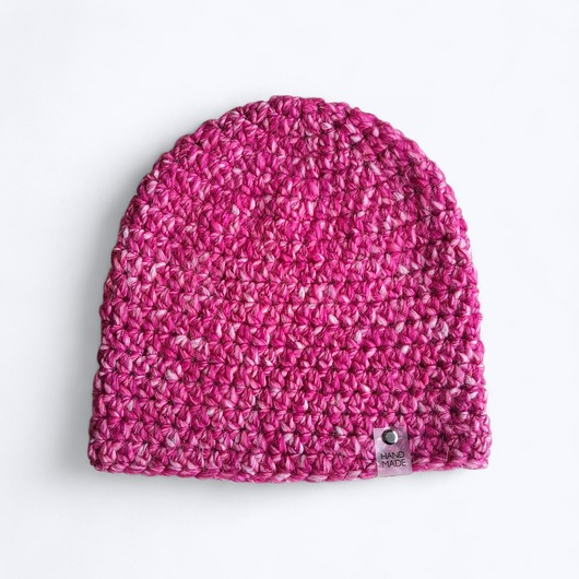 czapki damskie Ręcznie robiona czapka z wełną i alpaką