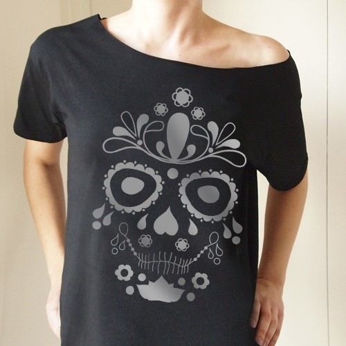 Dia de los Muertos Silver Oversize ONE MUG A DAY