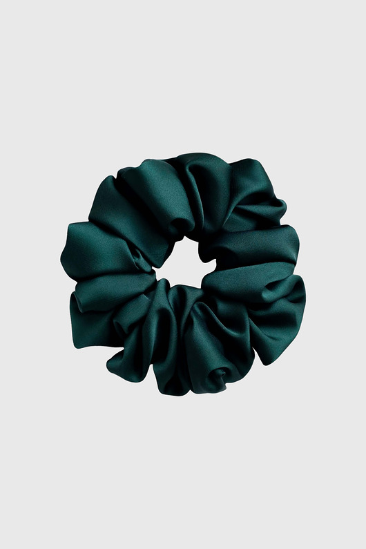 gumki do włosów Gumka do włosów zielona Scrunchie Medium Elegant Green