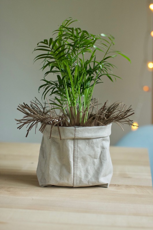 doniczki Mała osłonka z washpapa na doniczkę