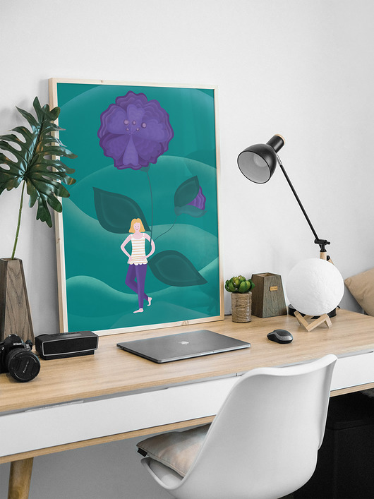 grafiki i ilustracje Kwiat