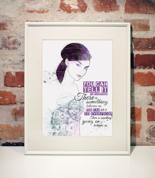 grafiki i ilustracje Something between us