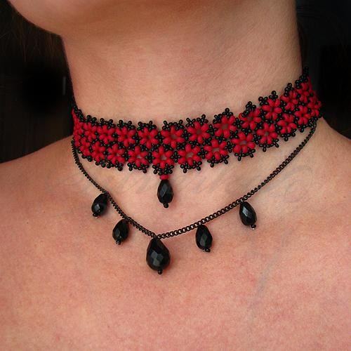 Gothic - red&black Silverka