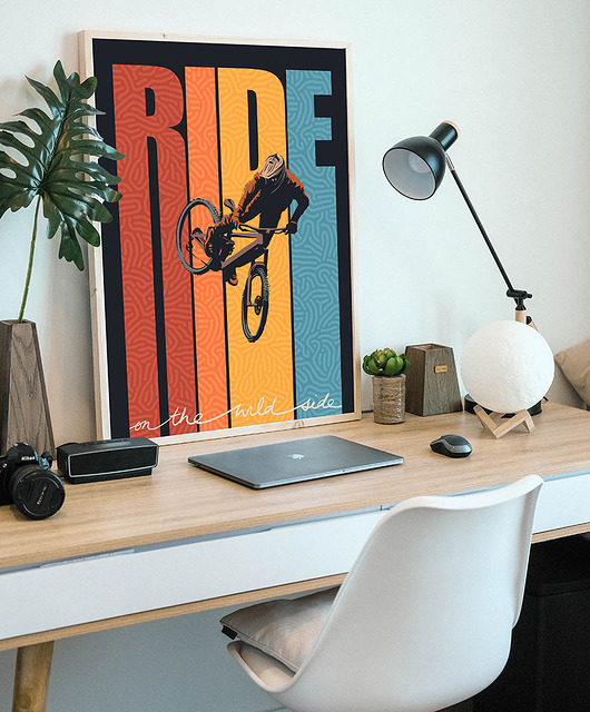 plakaty Ride on the wild side - plakat 50x70 cm