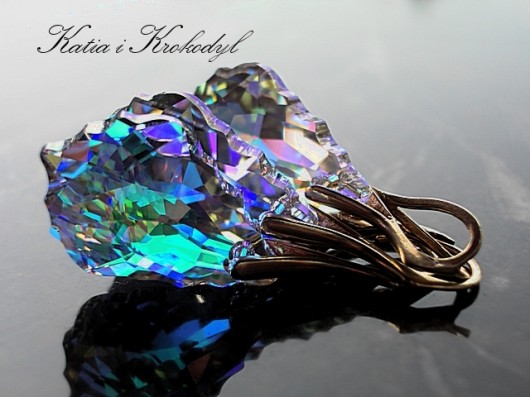 BAROQUE CRYSTAL AB W ZŁOCIE Katia i krokodyl