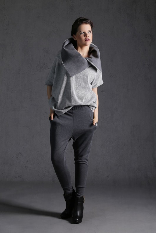 NUBEE - SMOCK #01- BLUZA z kominem na guzik Nubee