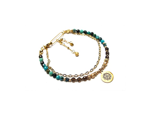 bransoletki z kamieni naturalnych Turkus vol. 21 - bransoletka -  Szlachetna kolekcja /19.11.25/