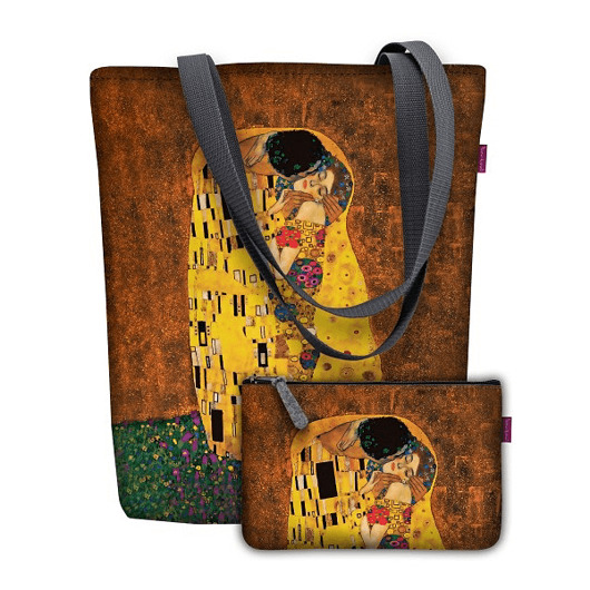 Zestaw torba i kosmetyczka Pocałunek - Klimt SunloversSunglasses