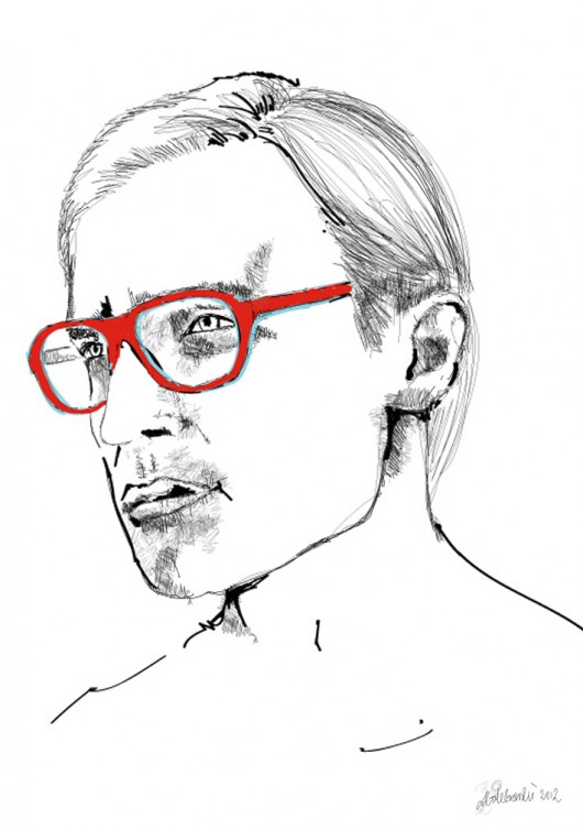 On w okularach Lukasz Golebiowski