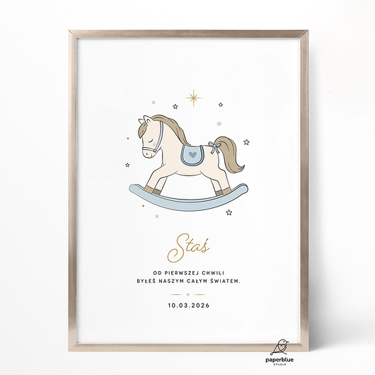 grafiki i ilustracje Plakat personalizowany Baby - 002