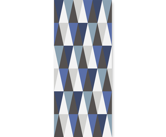 Tapeta dziecięca Hexagons Long Blue Humpty Dumpty Room Decoration