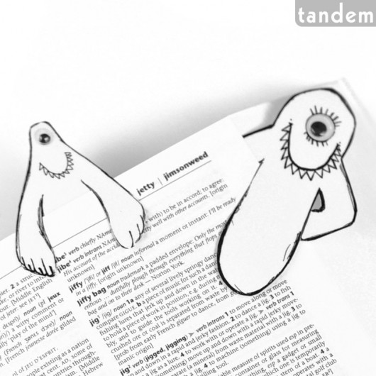 dwa jednookie i zębate mole książkowe  tandem