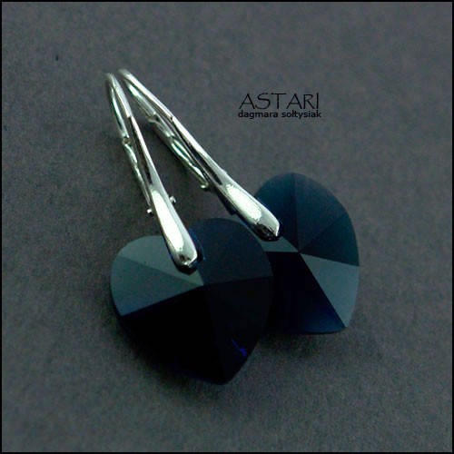 kryształ SWAROVSKI HEART - GRANAT Astari