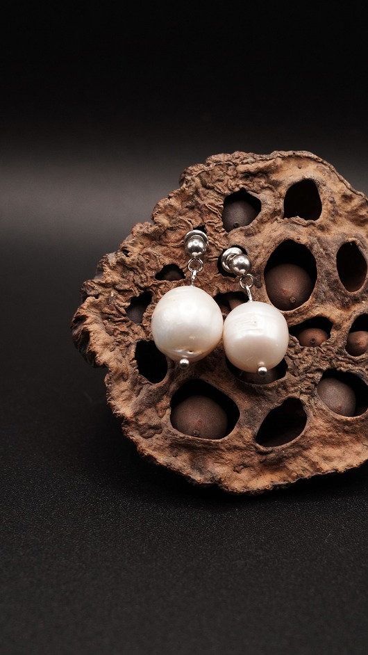 kolczyki z kamieniami Kolczyki Krople Oceanu