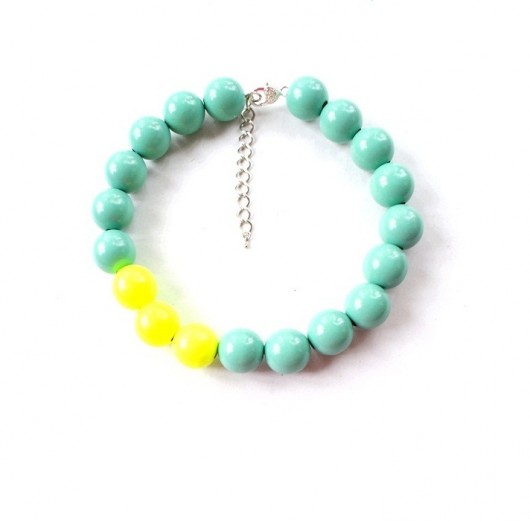 Circles and lines- neon  Republika jewelry