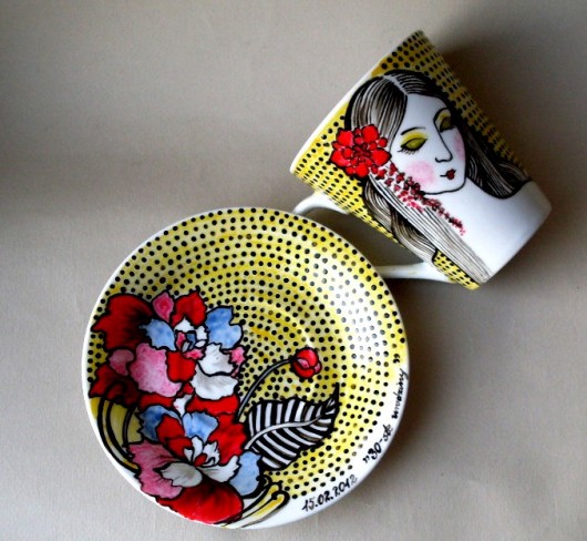 Kubek &quot;EUROPEJSKA GEISHA&quot; reniah