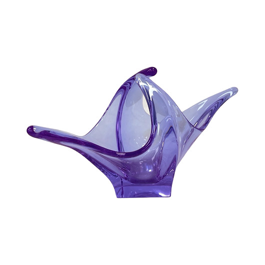 miski i misy Misa szkło neodymowe Zelezny Brod ZBS proj. M. Klinger Czechy lata 80.