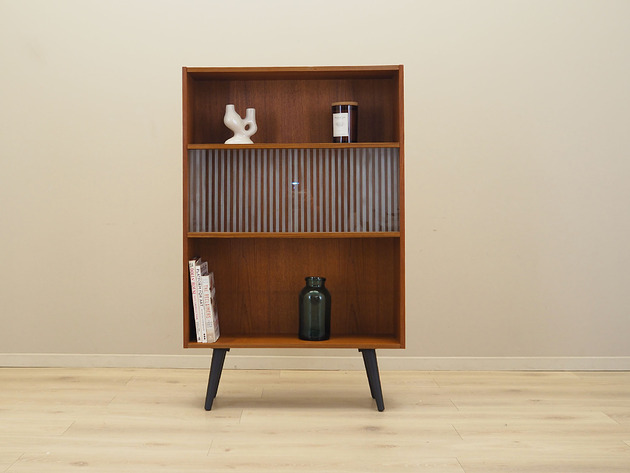 regały i półki Regał tekowy, duński design, lata 60, produkcja: Dania