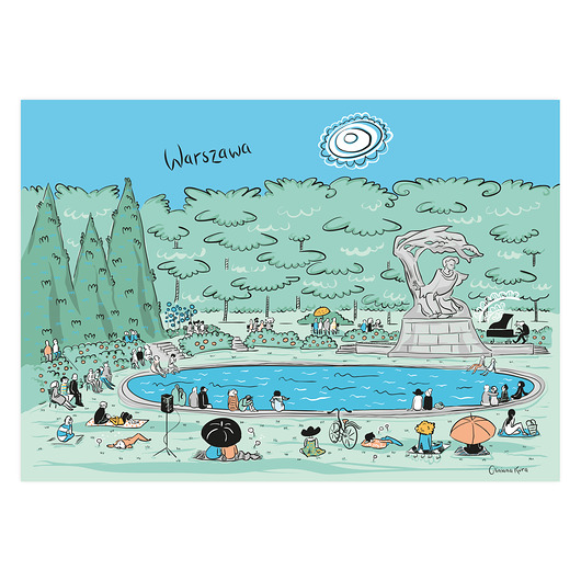 plakaty Plakat A4 Warszawa Koncert Chopinowski