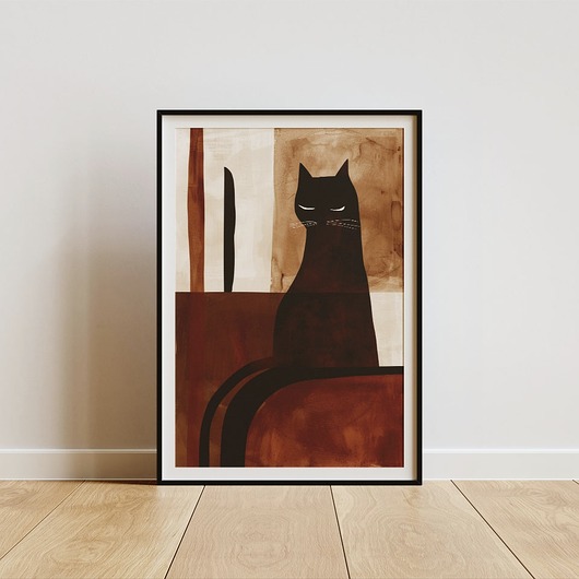 plakaty Plakat - Znużony kitek